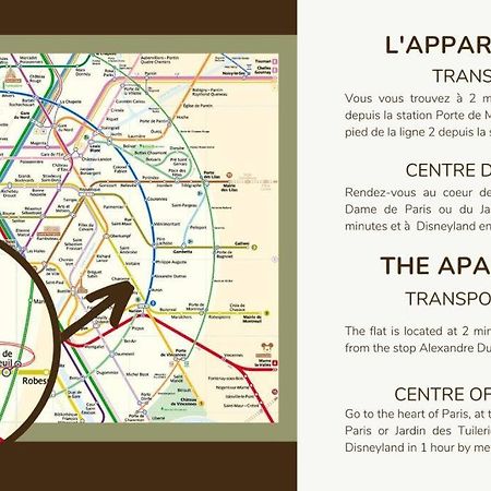 41.Appart 4Pers#1 Bedroom #Pere Lachaise #Nation Paris Exterior photo